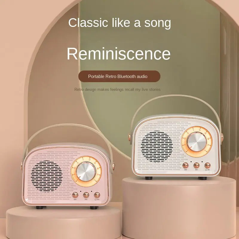 Retro Mini Bluetooth Speaker - HERMEX 